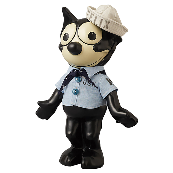 MEDICOM TOY メディコムトイ ×Felix THE CAT VCD FELIX THE CAT U. S. N. DECK CREW Ver. トイズマッコイ フィリックス フィギュア 人形 ブラック/ホワイト VCD FELIX THE CAT U.S.N. DECK CREW Ver. | MEDICOM TOY OFFICIAL STORE