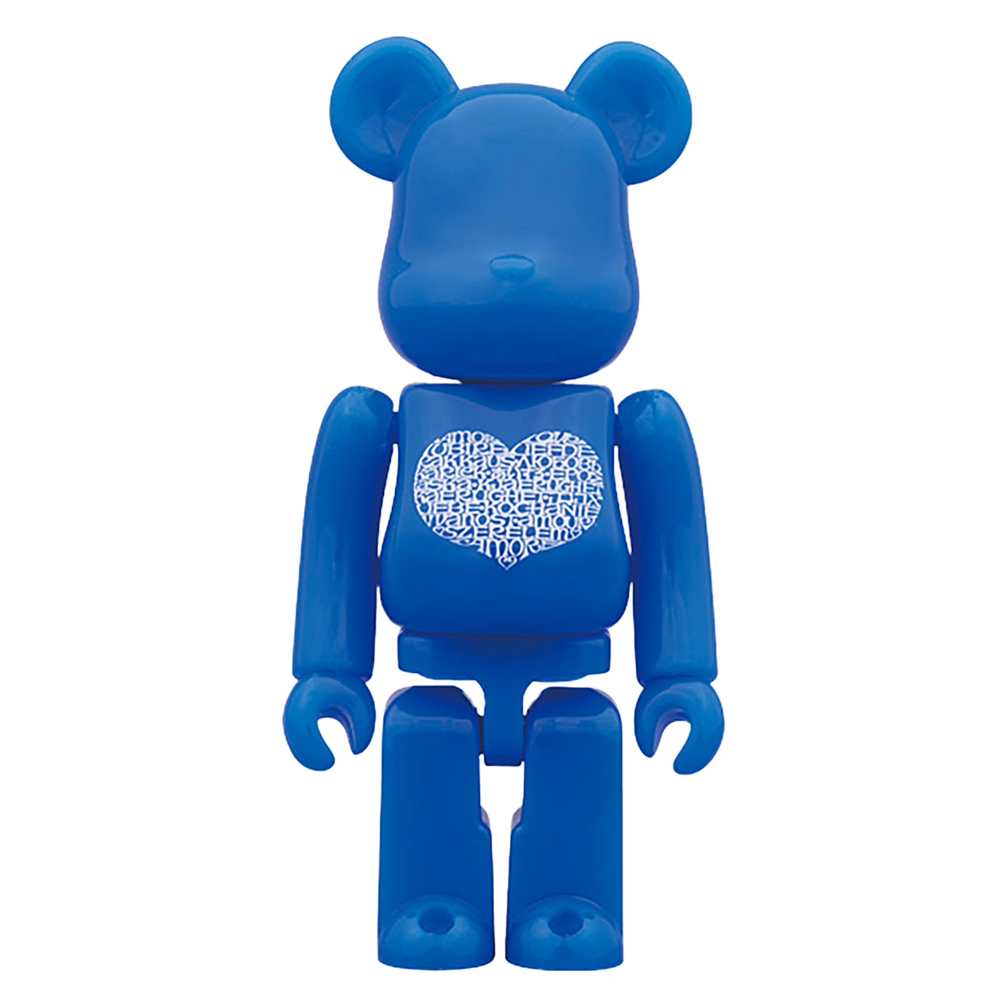 BE@RBRICK International Love Heart Azur