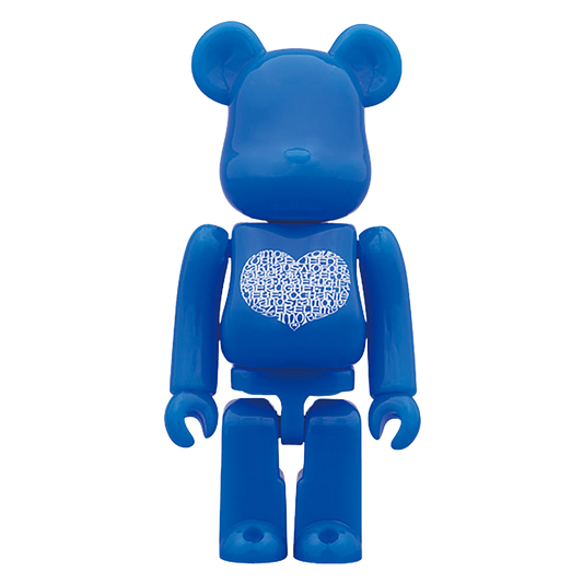 BE@RBRICK International Love Heart Azur