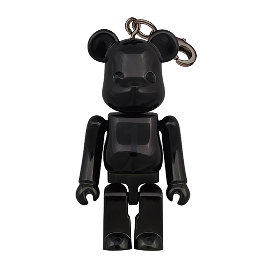 Birthday BE@RBRICK NOIR BLACK CHROME