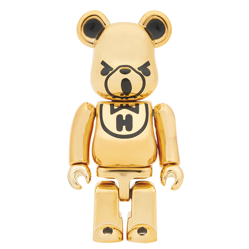 BE@RBRICK HYSTERIC BEAR GOLD 100%_0