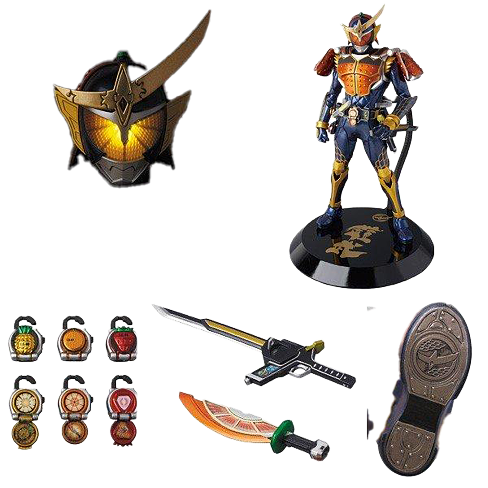 RAH GENESIS Kamen Rider armor Takeshi Orange arms