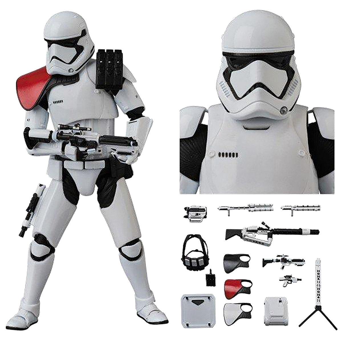 MAFEX FIRST ORDER STORMTROOPER (TM) (THE LAST JEDI Ver.)