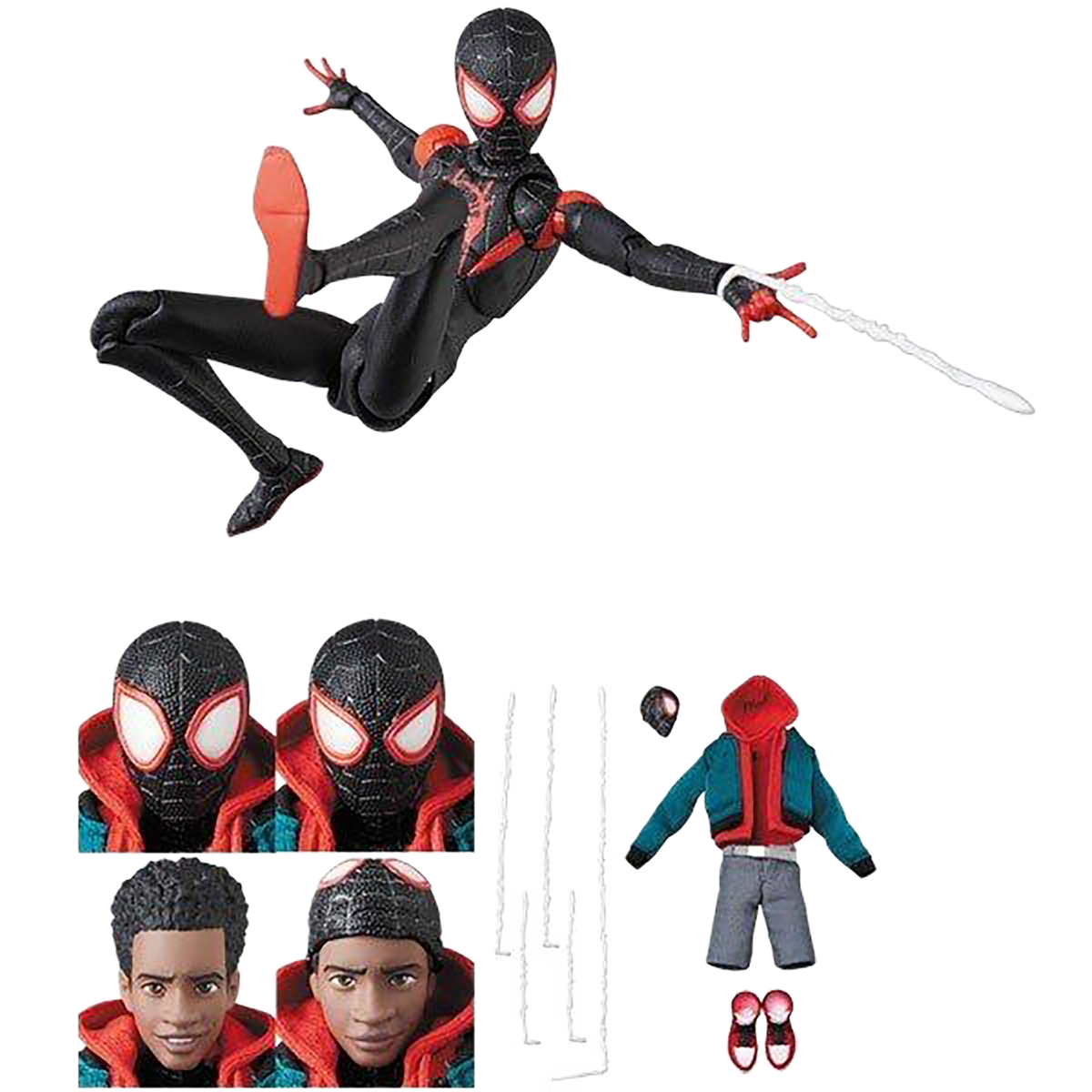 MAFEX 蜘蛛侠（迈尔斯·莫拉莱斯）（“蜘蛛侠：平行宇宙”版本）