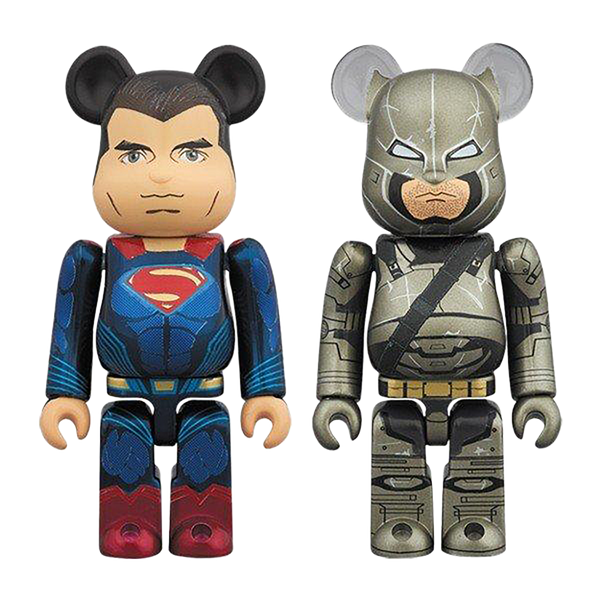 BE@RBRICK SUPERMAN & ARMORED BATMAN 2 PACK | MEDICOM TOY OFFICIAL