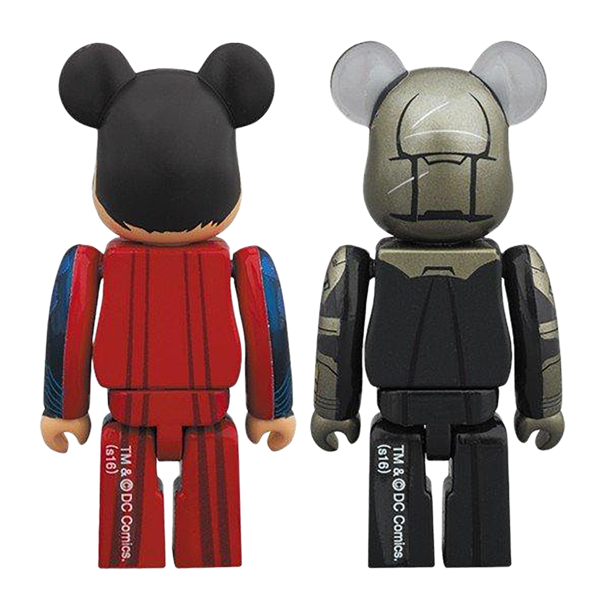 BE@RBRICK SUPERMAN & ARMORED BATMAN 2 PACK