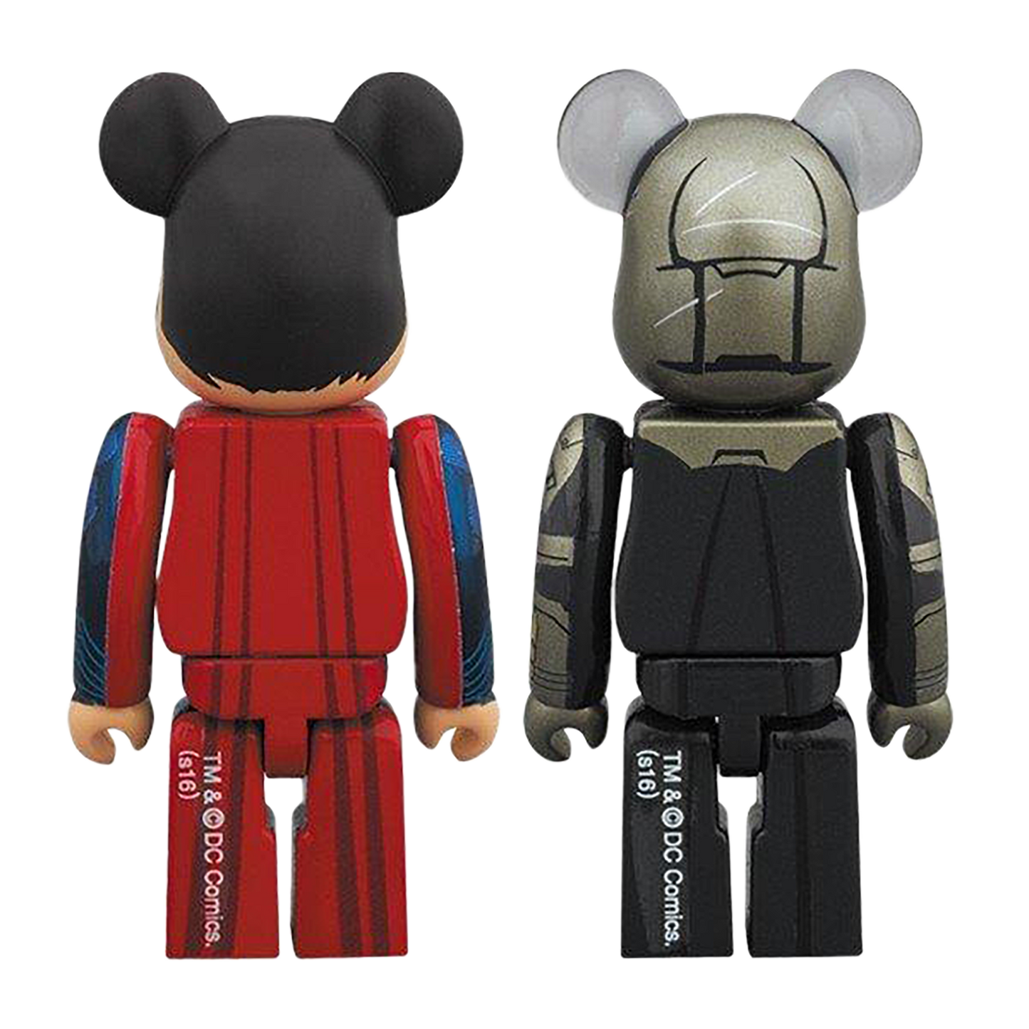 BE@RBRICK SUPERMAN & ARMORED BATMAN 2 PACK