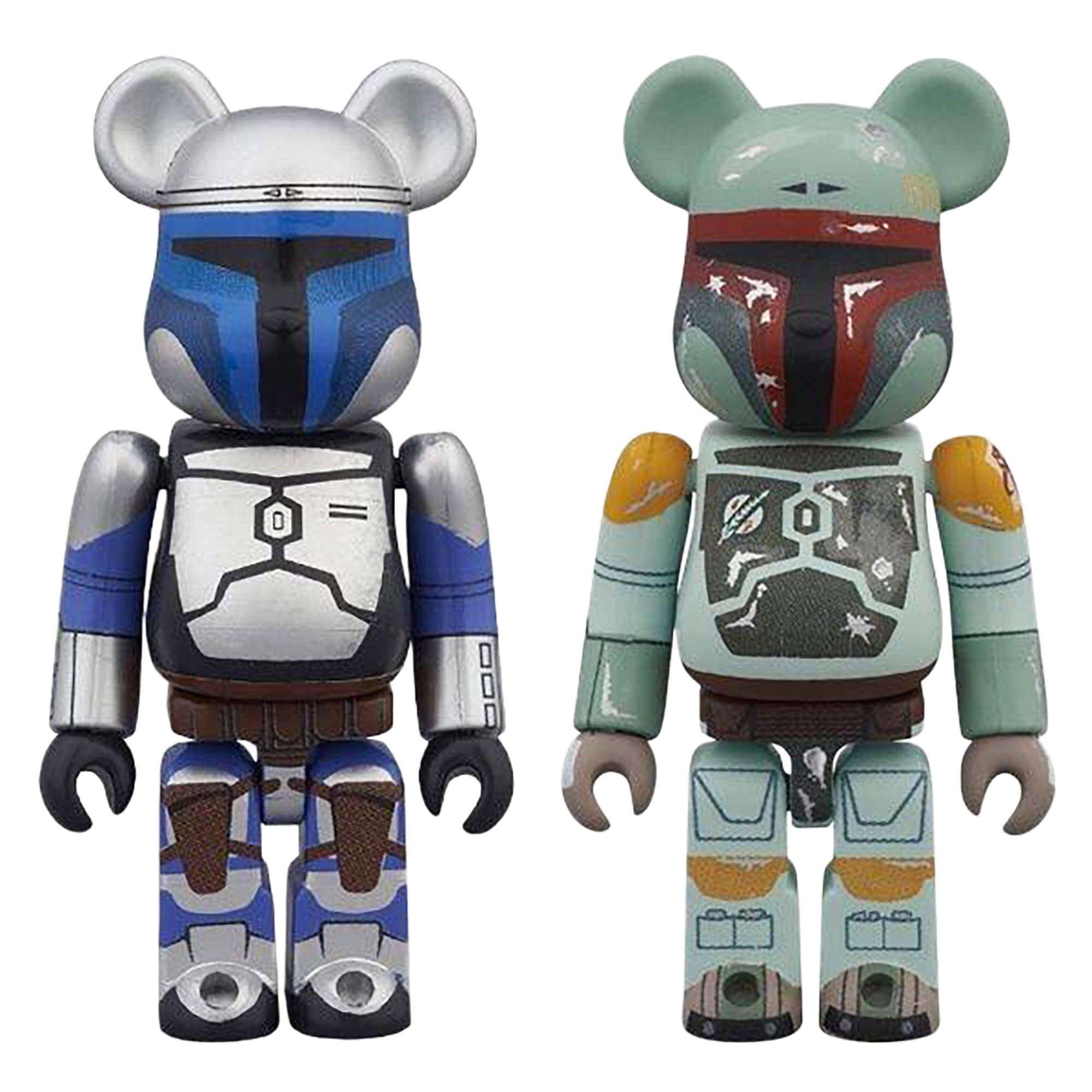 JANGO Fett(TM) & BOBA Fett(TM) BE@RBRICK STAR WARS 2PACK