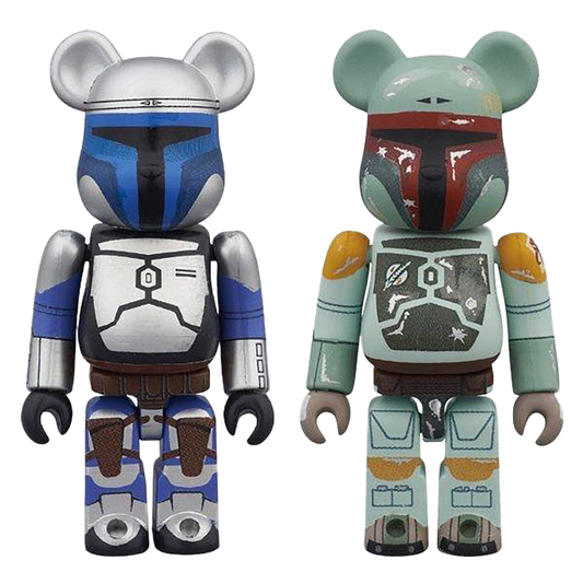 JANGO FETT(TM) 和 BOBA FETT(TM) BE@RBRICK 星球大战 2 件装