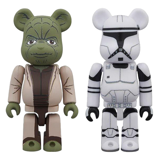 YODA(EP2) 和 CLONE TROOPER(TM)(EP2) BE@RBRICK 星球大战 2 件装