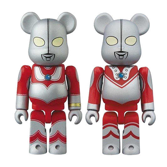 BE@RBRICK 奥特曼杰克与苏菲 2 件装