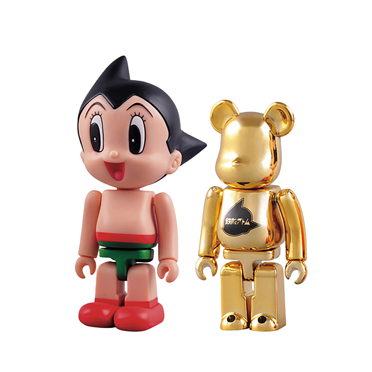 レトロ！アストロノート & アトミック ロゴのゼンマイセット 美品 ASTROBOY KUBRICK First Comic ver. & ASTROBOY BE@RBRICK | MEDICOM