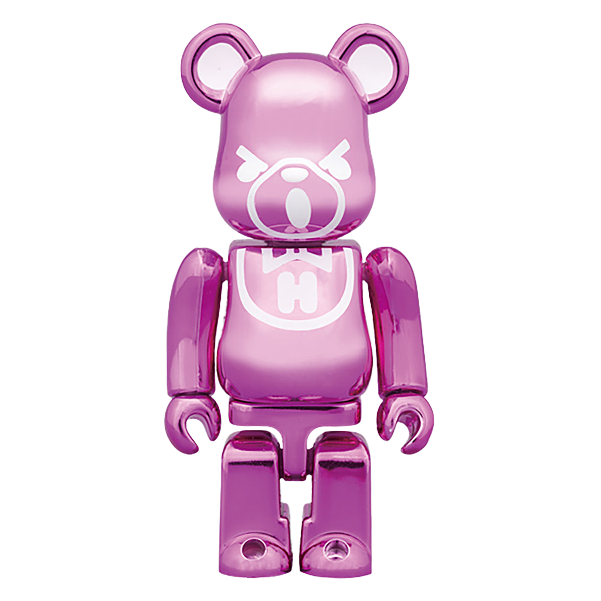 BE@RBRICK HYSTERIC BEAR METALLIC PINK