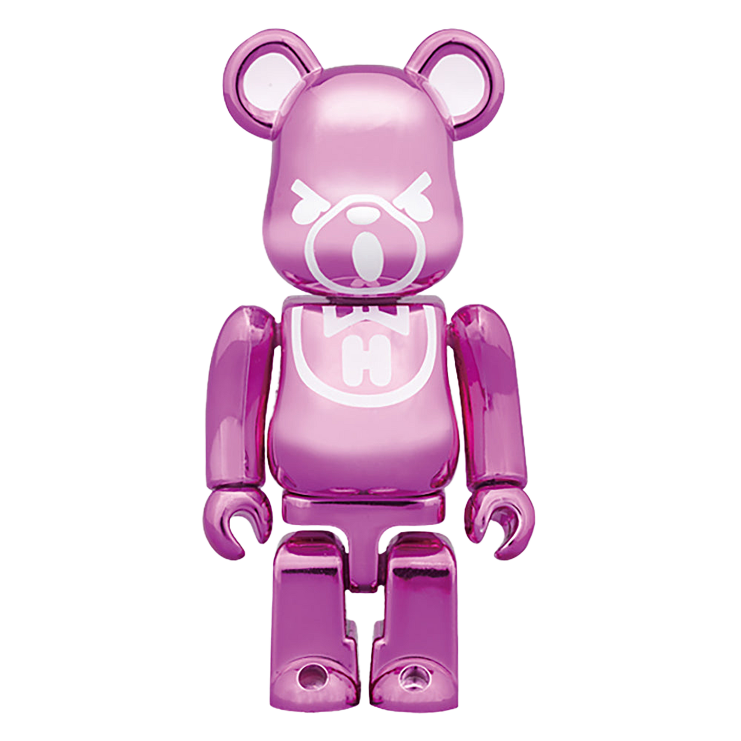 BE@RBRICK HYSTERIC BEAR METALLIC PINK