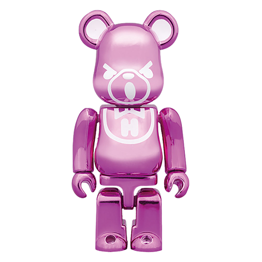 BE@RBRICK HYSTERIC BEAR METALLIC PINK
