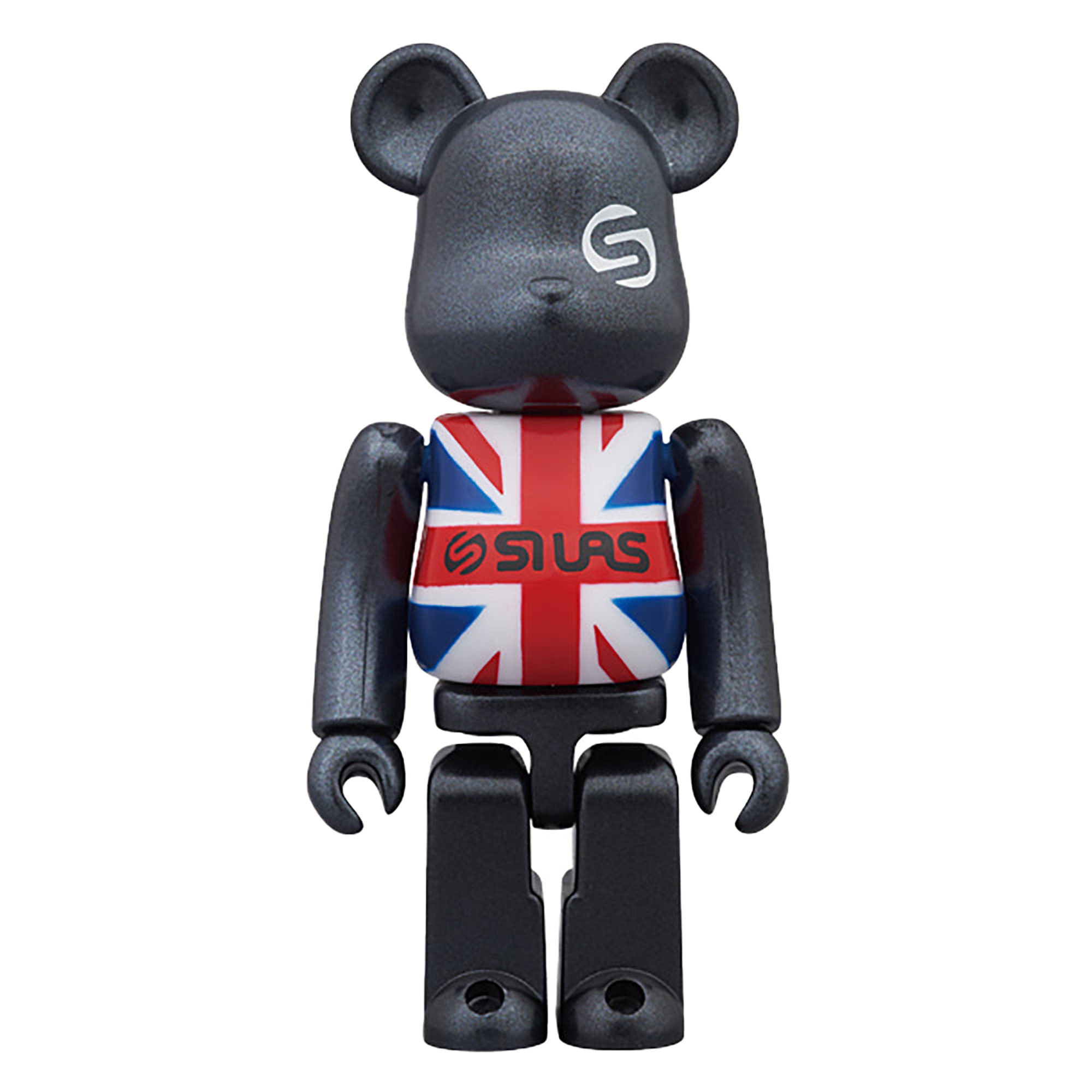 BE@RBRICK SILAS “UNION JACK” BLACK Ver.