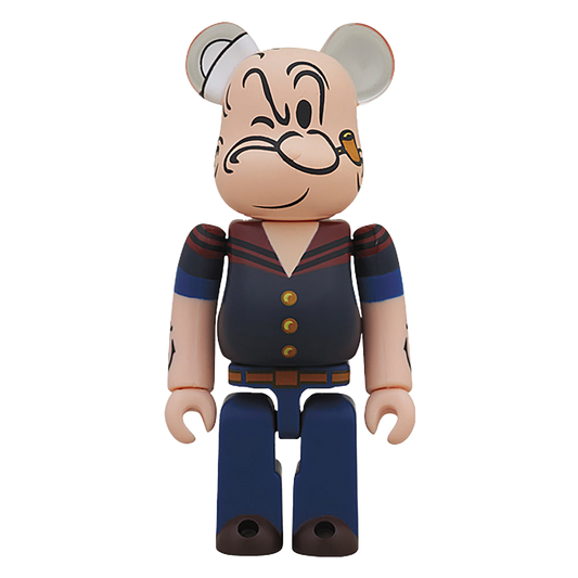 BE@RBRICK DRX NAVY POPEYE THE SAILOR MAN 100%