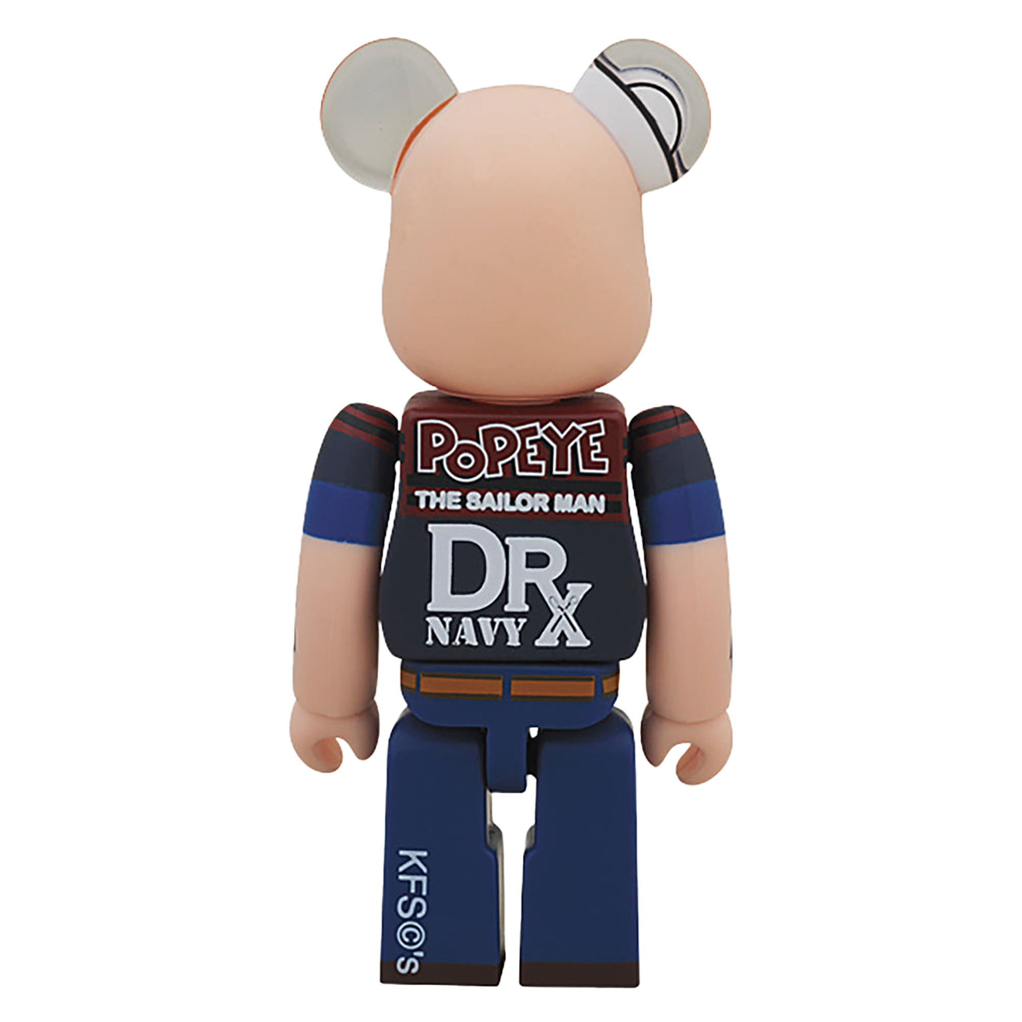 BE@RBRICK DRX NAVY POPEYE THE SAILOR MAN 100%