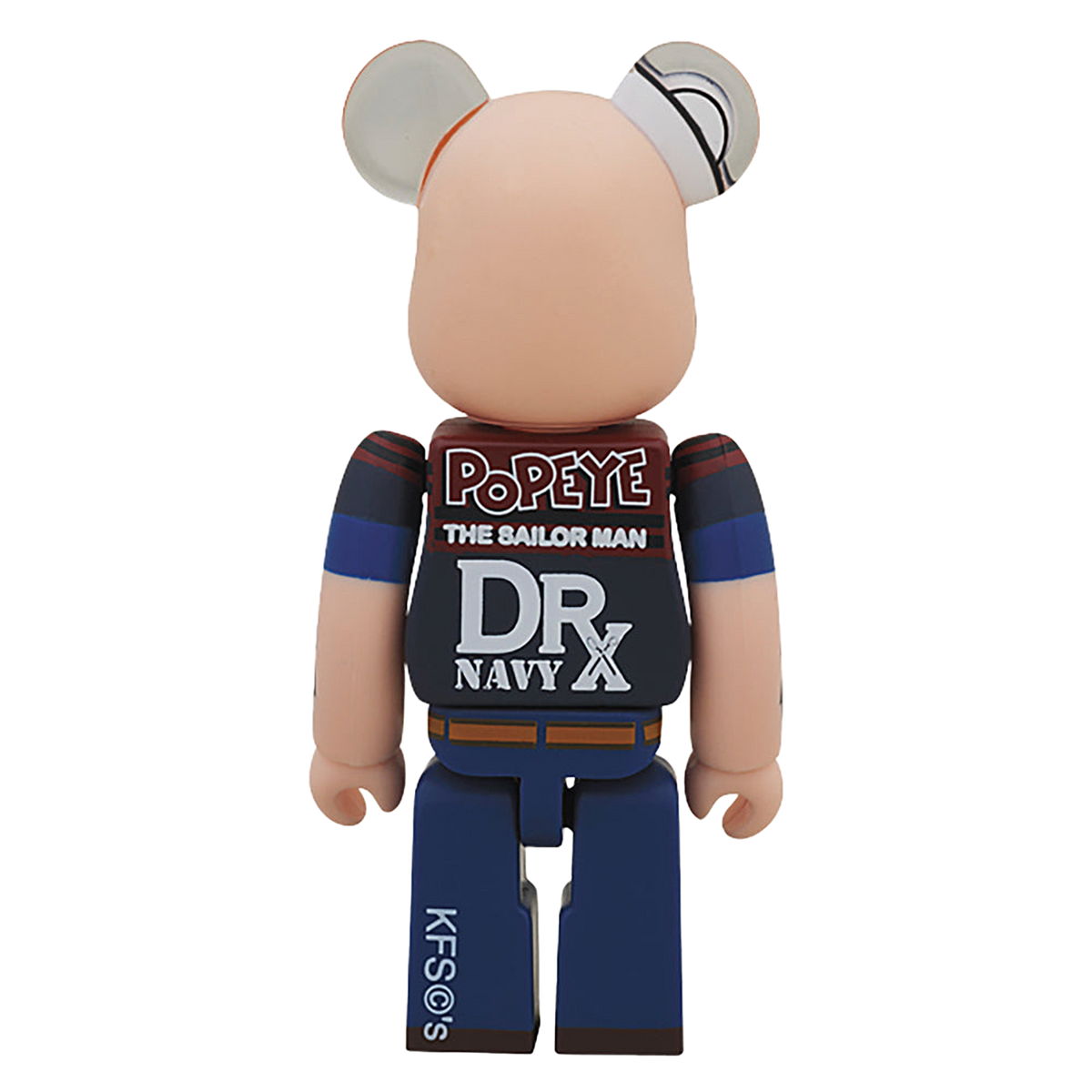BE@RBRICK DRX NAVY POPEYE THE SAILOR MAN 100%