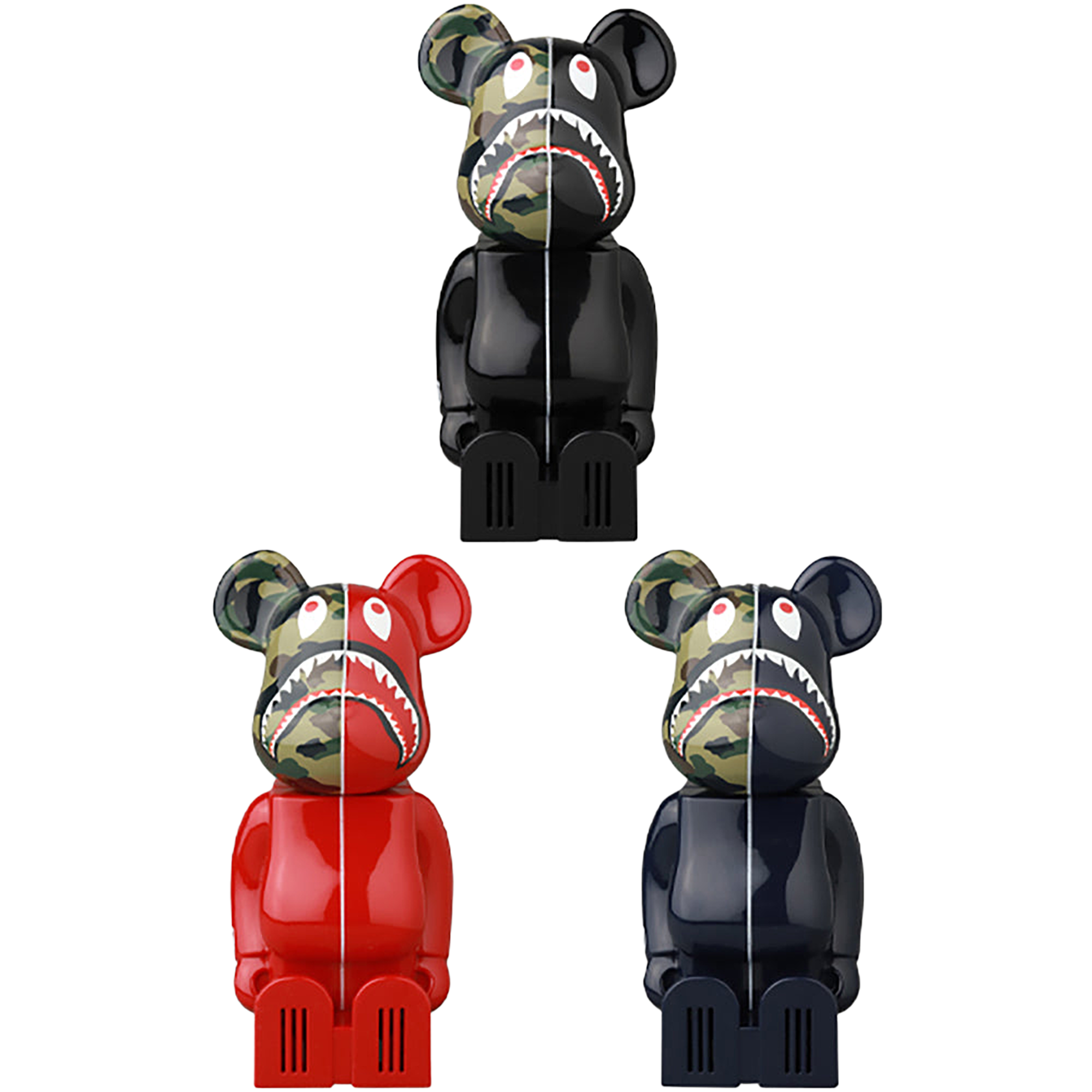 BE@RBRICK BAPE(R) FRAGRANCE DIFFUSER BLACK/RED/NAVY