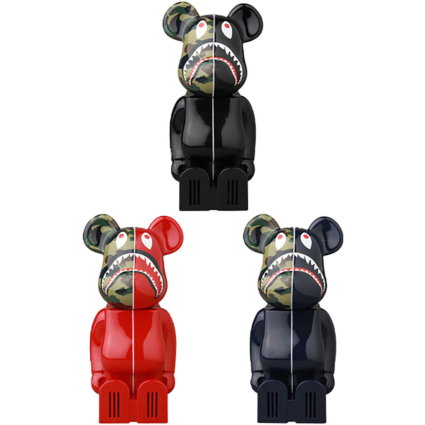 BE@RBRICK BAPE(R) FRAGRANCE DIFFUSER BLACK/RED/NAVY