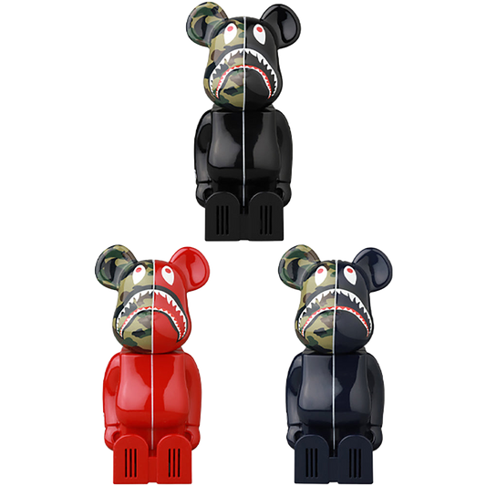 BE@RBRICK BAPE(R) FRAGRANCE DIFFUSER BLACK/RED/NAVY