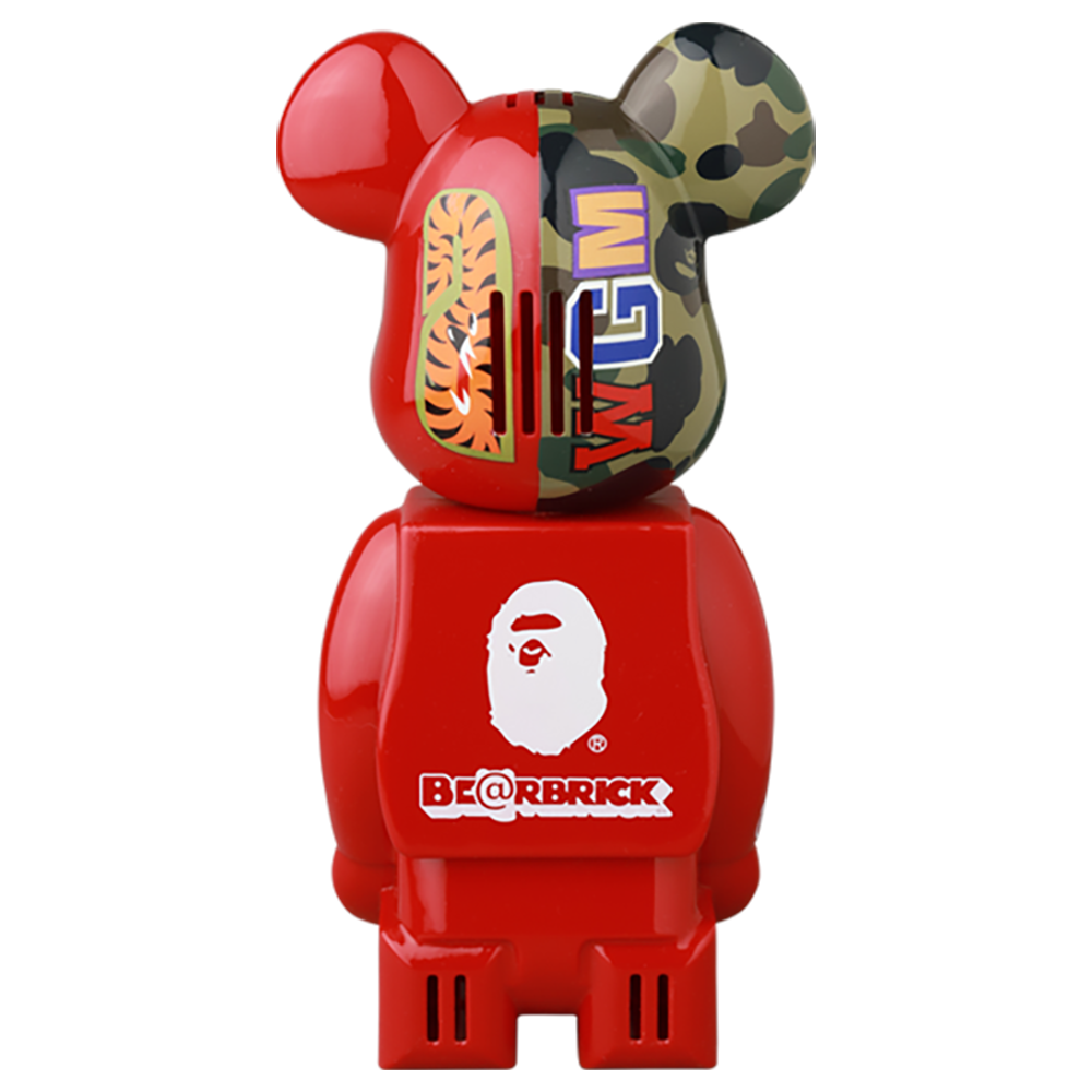 BE@RBRICK BAPE(R) FRAGRANCE DIFFUSER BLACK/RED/NAVY_4