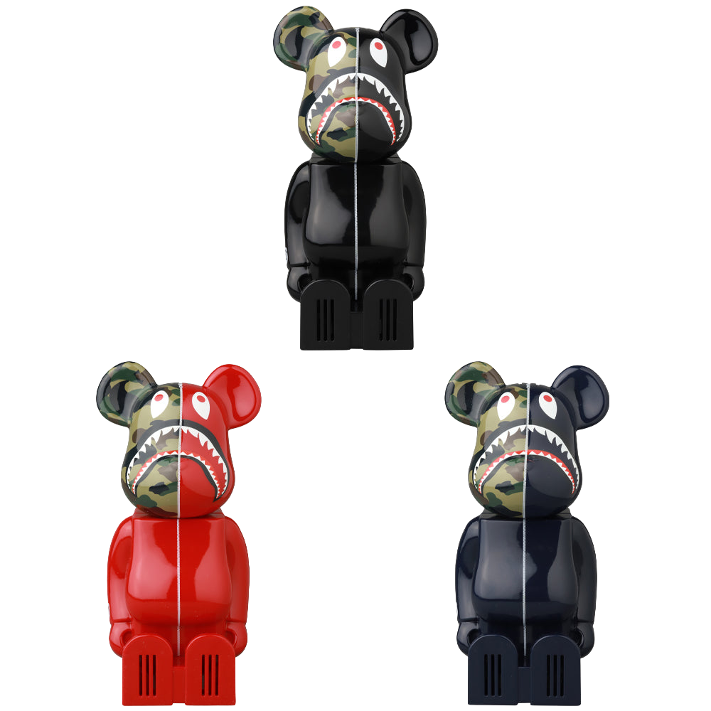 BE@RBRICK BAPE(R)  FRAGRANCE DIFFUSER BLACK/RED/NAVY