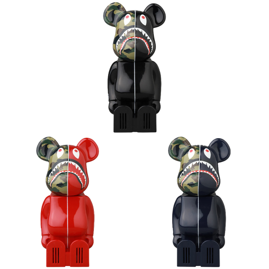 BE@RBRICK BAPE(R)  FRAGRANCE DIFFUSER BLACK/RED/NAVY