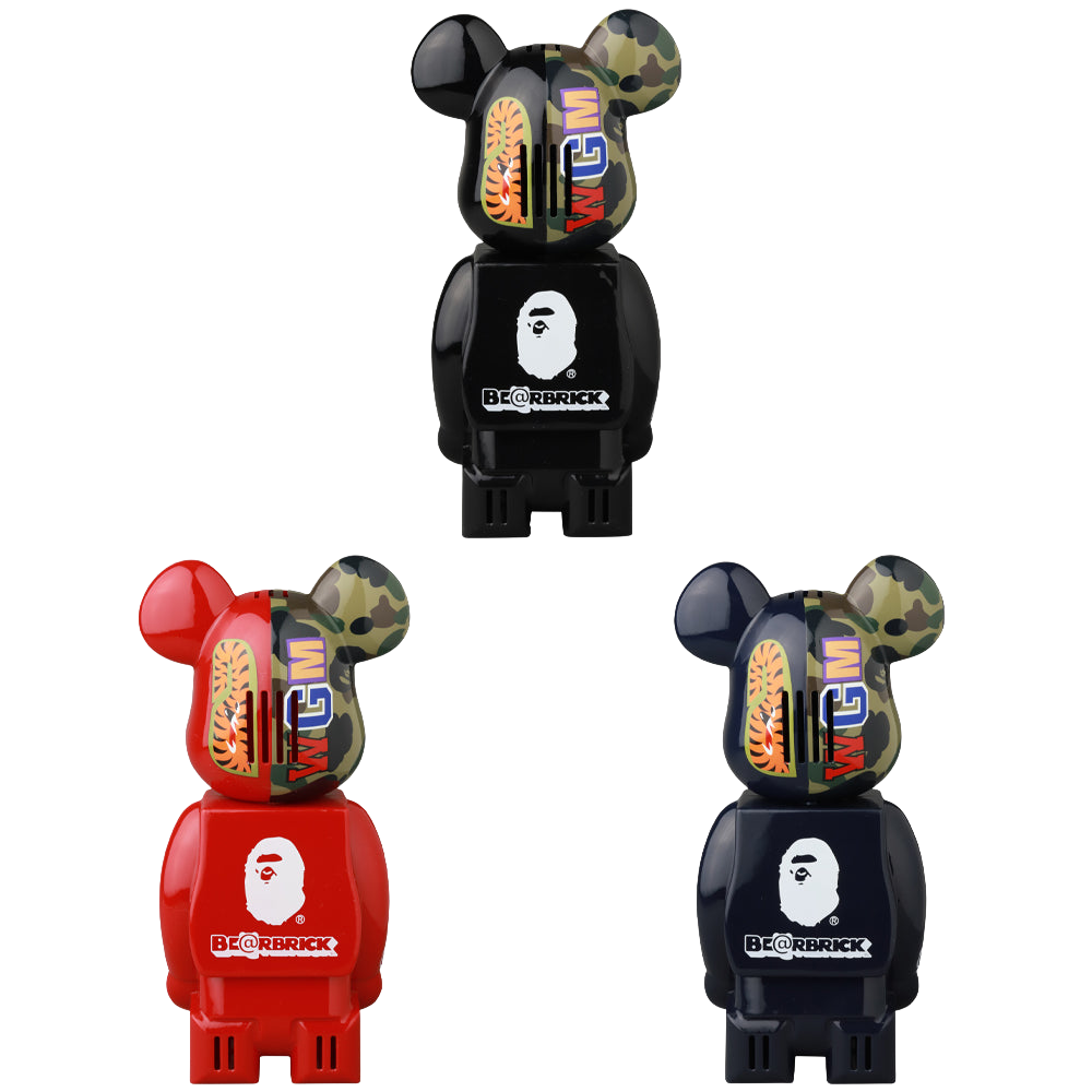 BE@RBRICK BAPE(R)  FRAGRANCE DIFFUSER BLACK/RED/NAVY