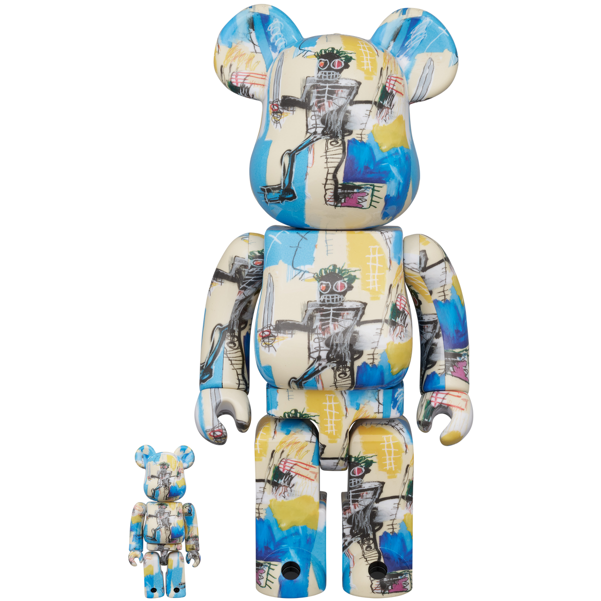BE@RBRICK JEAN-MICHEL BASQUIAT 12th Ver. 100％ & 400％ フィギュア