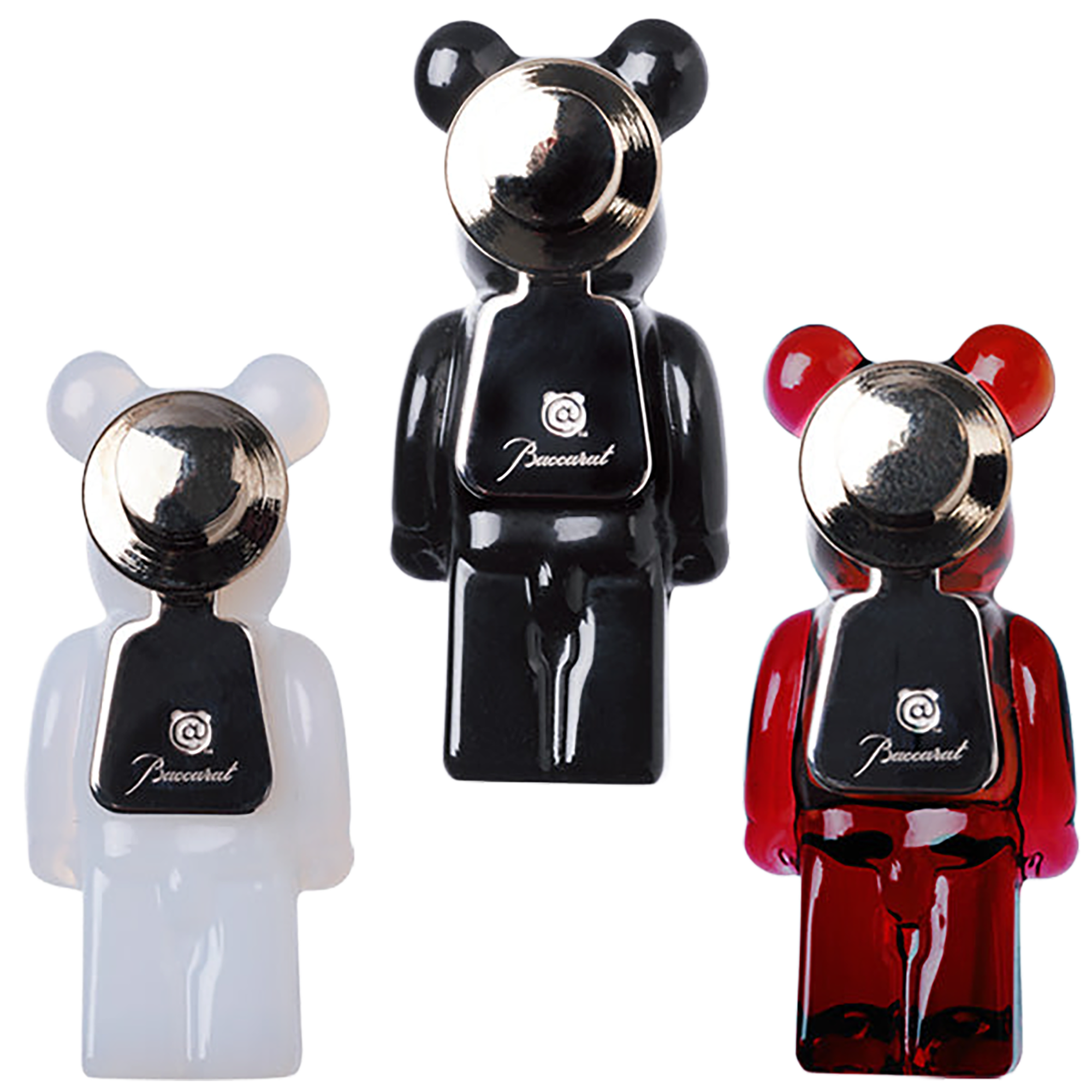 Baccarat BE@RBRICK pin brooch