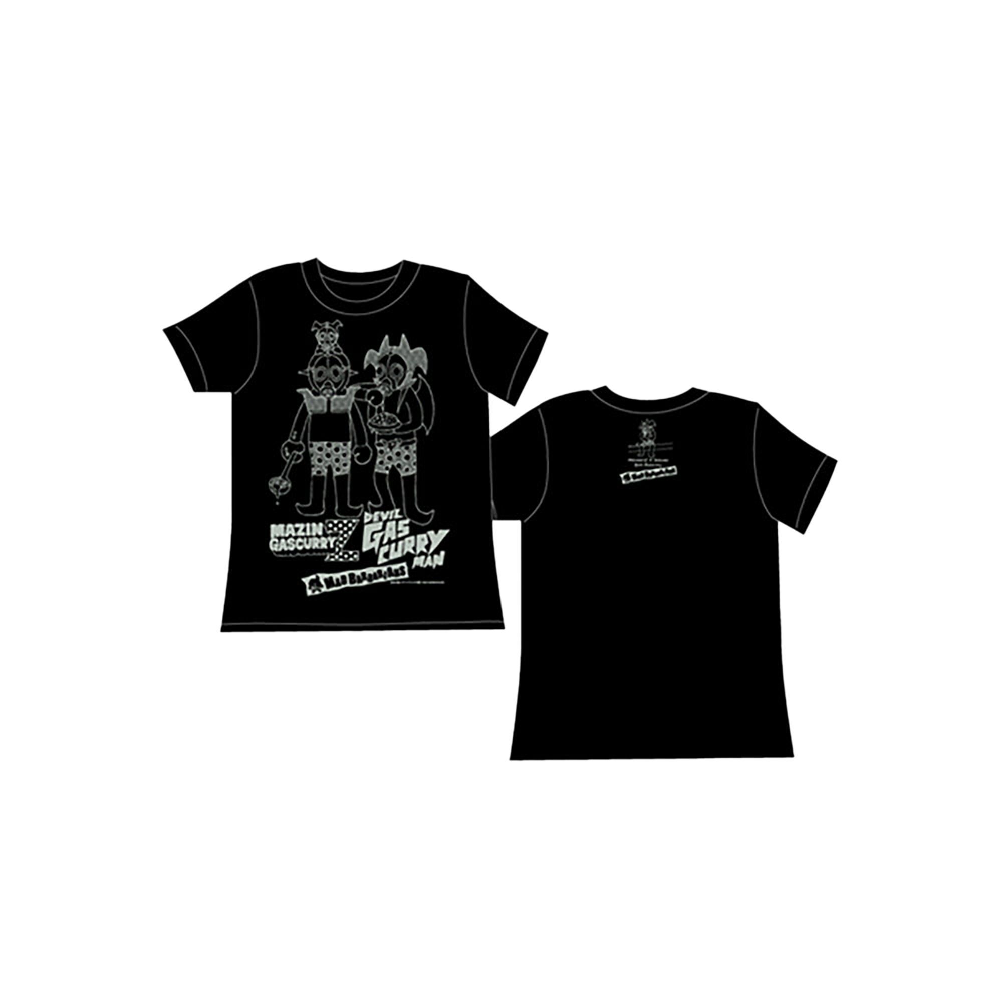 MAZIN GASCURRY Z & DEVIL GASCURRY MAN ON THE BEACH Tシャツ