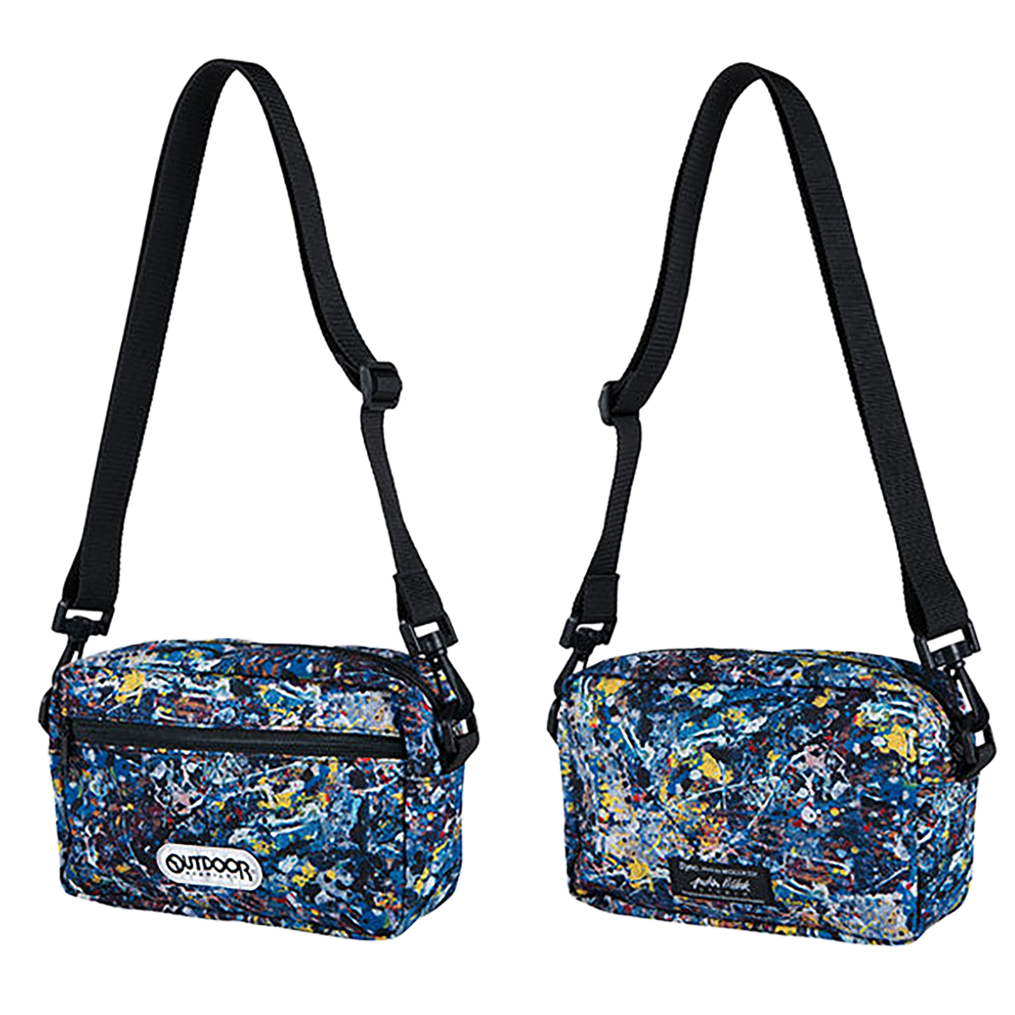 SHOULDER POUCH “Jackson Pollock Studio” made by Outdoor Products