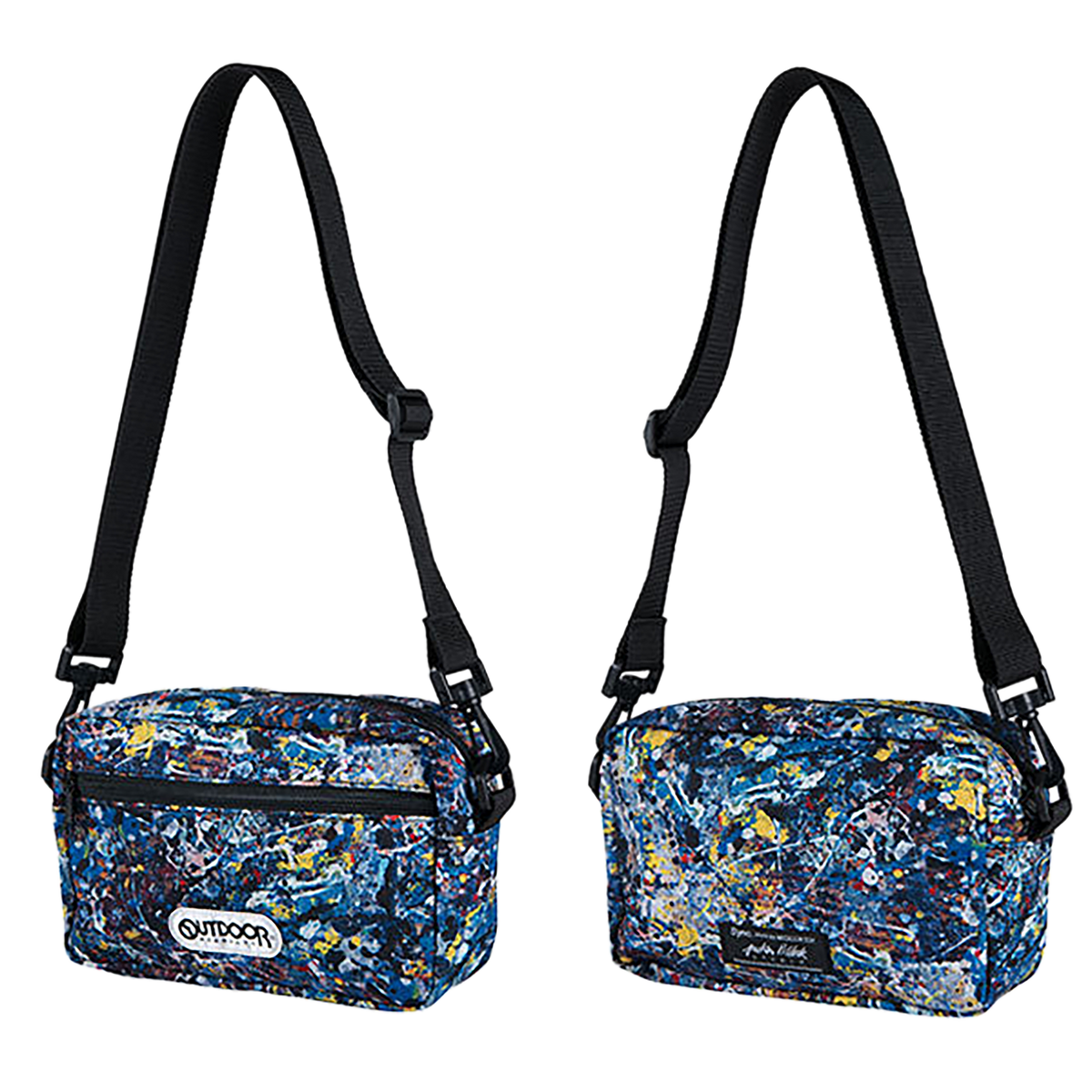 SHOULDER POUCH “Jackson Pollock Studio” made by Outdoor Products