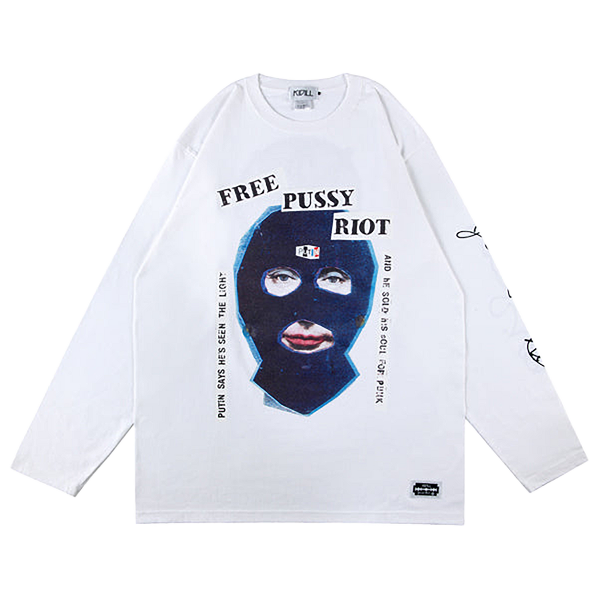 KIDILL×JAMIE REID LONG SLEEVE TEE (PUSSY RIOT) | MEDICOM TOY KIDILL×JAMIE REID LONG SLEEVE TEE (PUSSY RIOT) | MEDICOM TOY