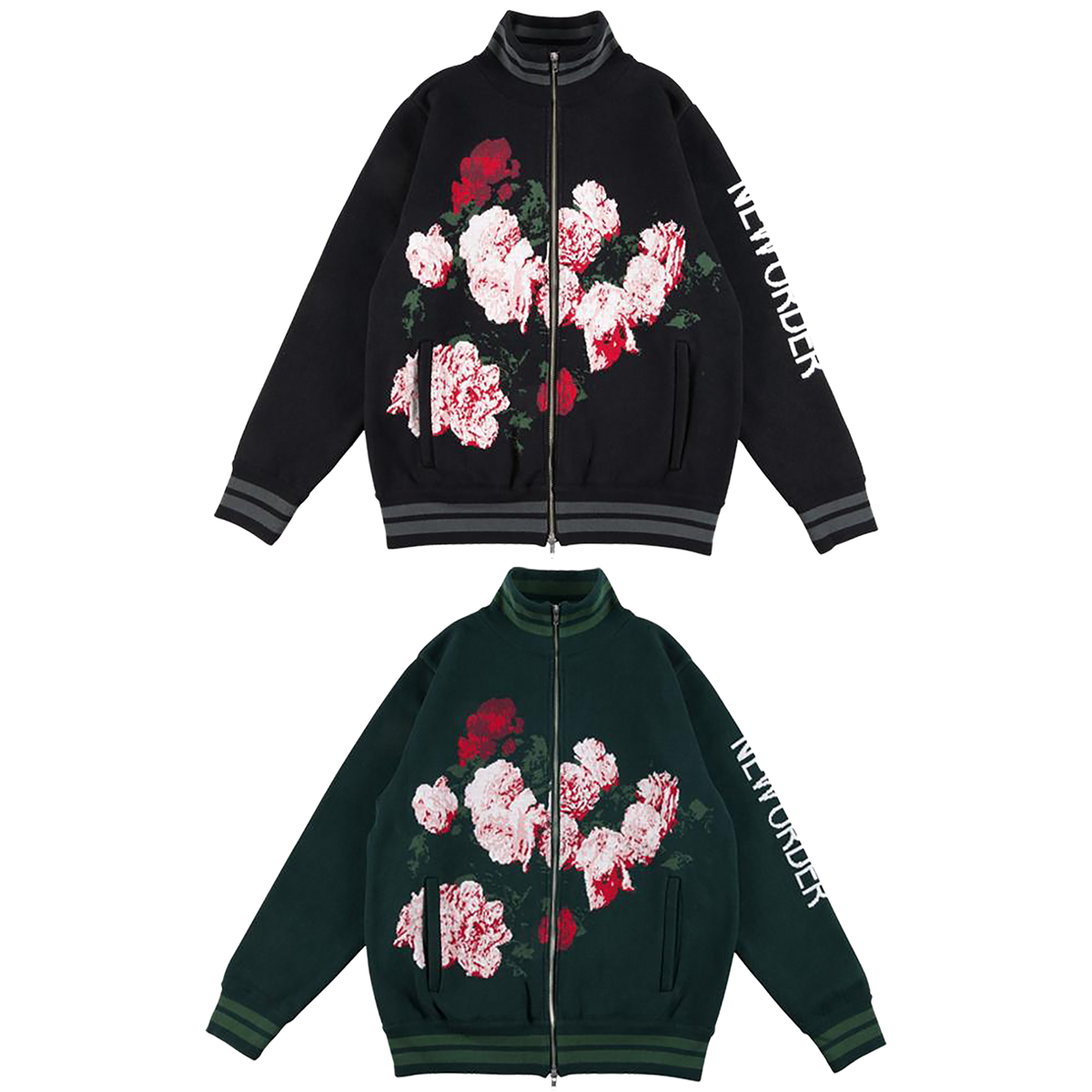 KNIT GANG COUNCL "Neworder" KNIT BLOUSON “POWER, CORRUPTION & LIES”