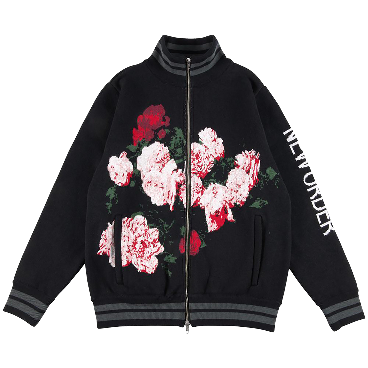 KNIT GANG COUNCL "Neworder" KNIT BLOUSON “POWER, CORRUPTION & LIES”