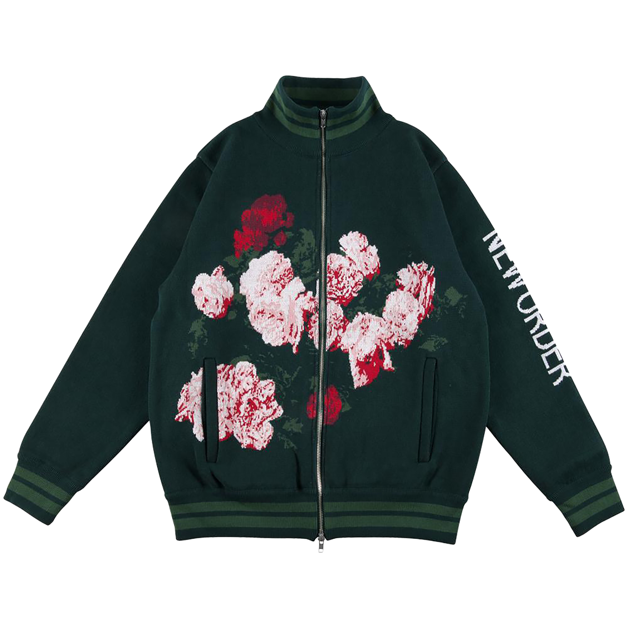 KNIT GANG COUNCL "Neworder" KNIT BLOUSON “POWER, CORRUPTION & LIES”