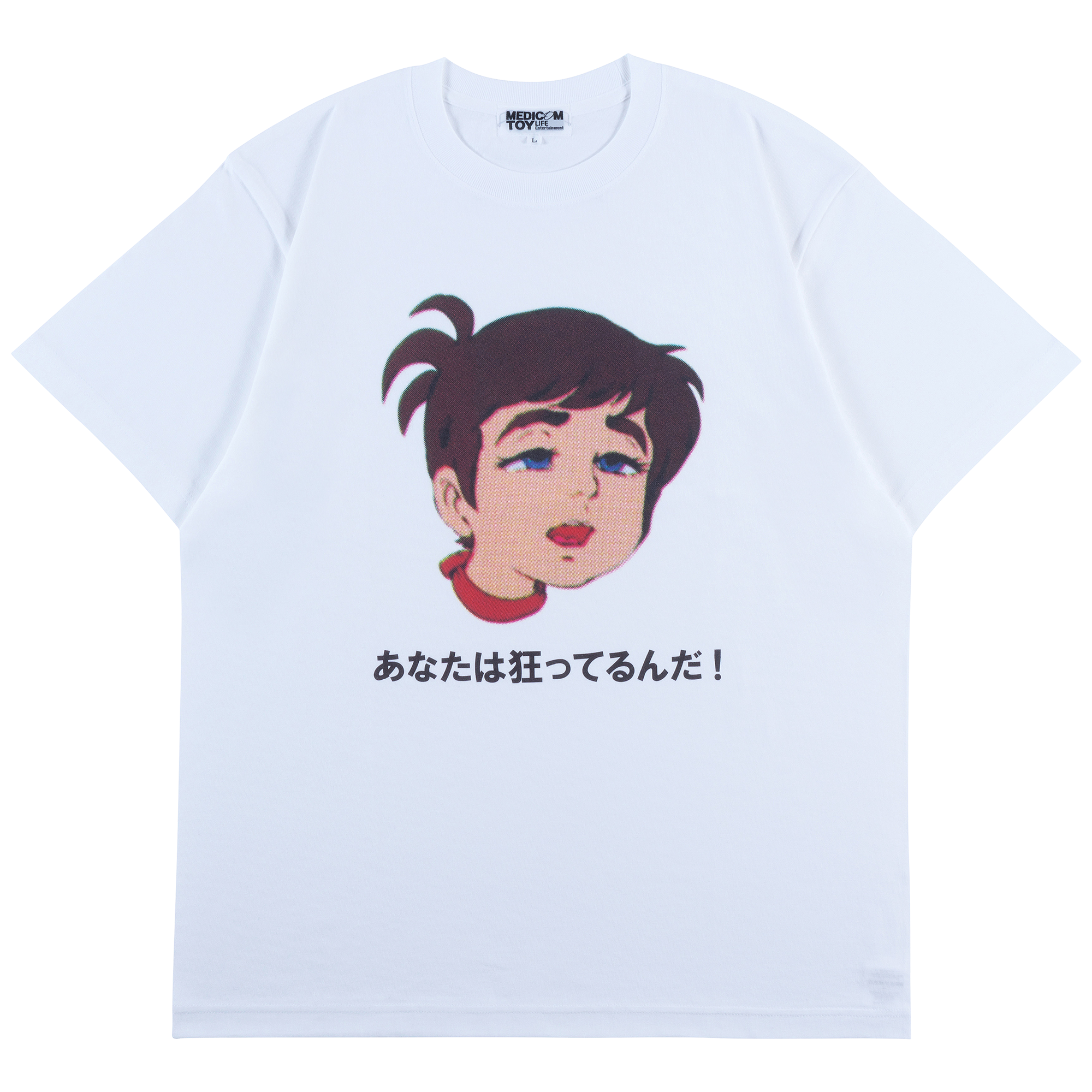 MLE × チャージマン研！ 狂ってるんだ！ Tシャツ