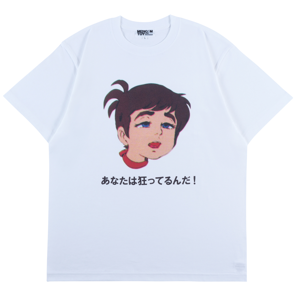 MLE × チャージマン研！ 狂ってるんだ！ Tシャツ