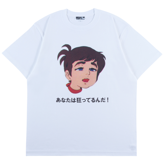 MLE × チャージマン研！ 狂ってるんだ！ Tシャツ