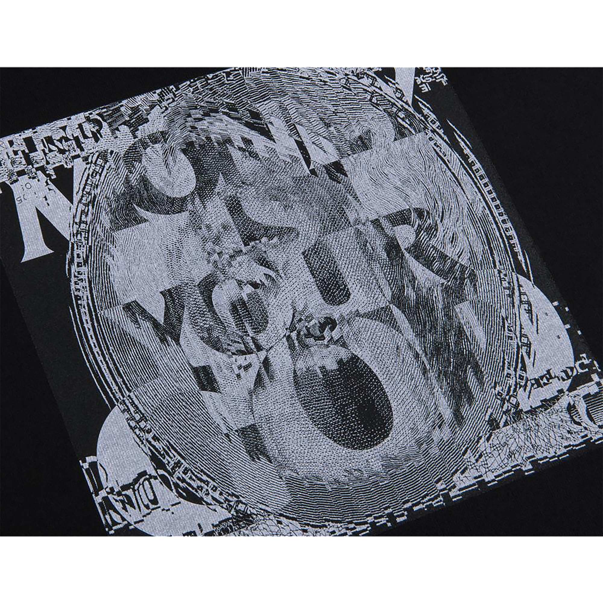 同步。 KOSUKE KAWAMURA 套头连帽衫“MONEY IS YOUR GOD”