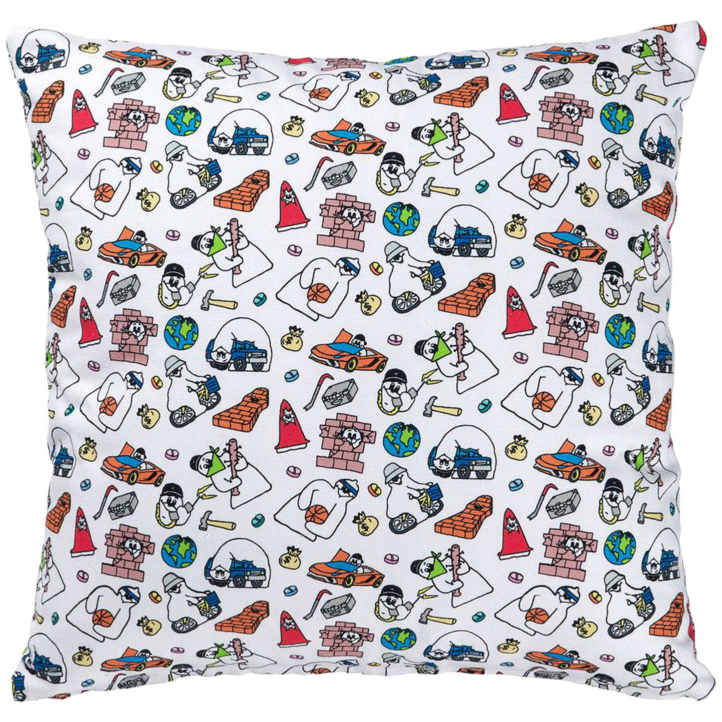 MLE FABRICK × SHINKNOWNSUKE SQUARE CUSHION COVER+PILLOW