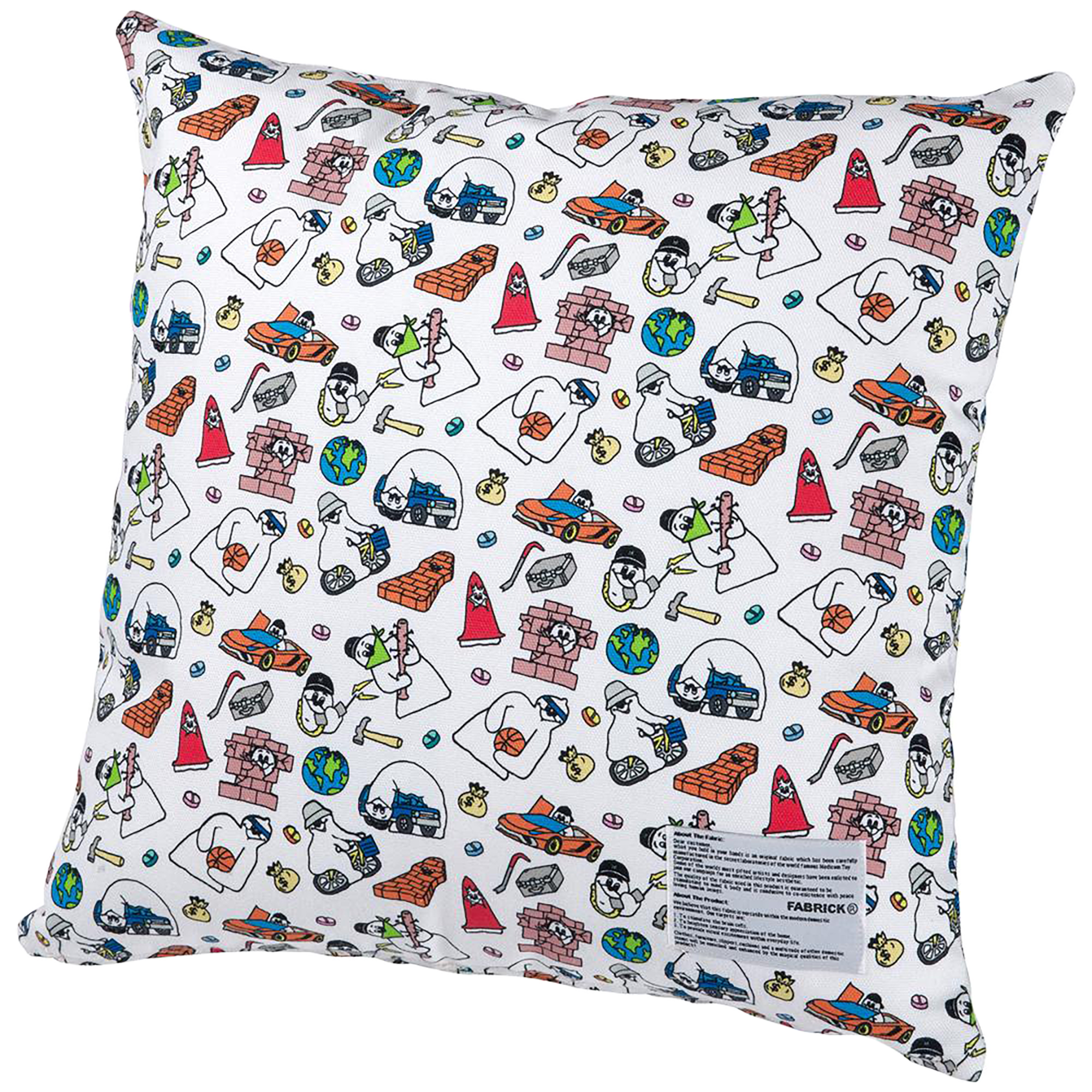 MLE FABRICK × SHINKNOWNSUKE SQUARE CUSHION COVER+PILLOW