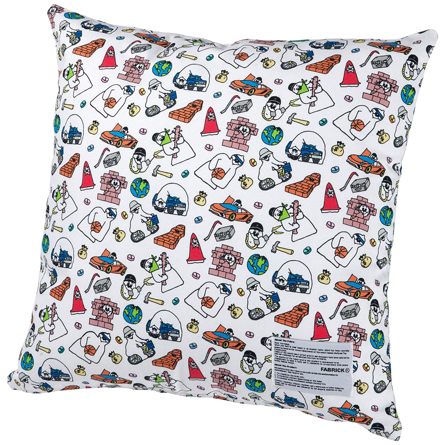 MLE FABRICK × SHINKNOWNSUKE SQUARE CUSHION COVER+PILLOW