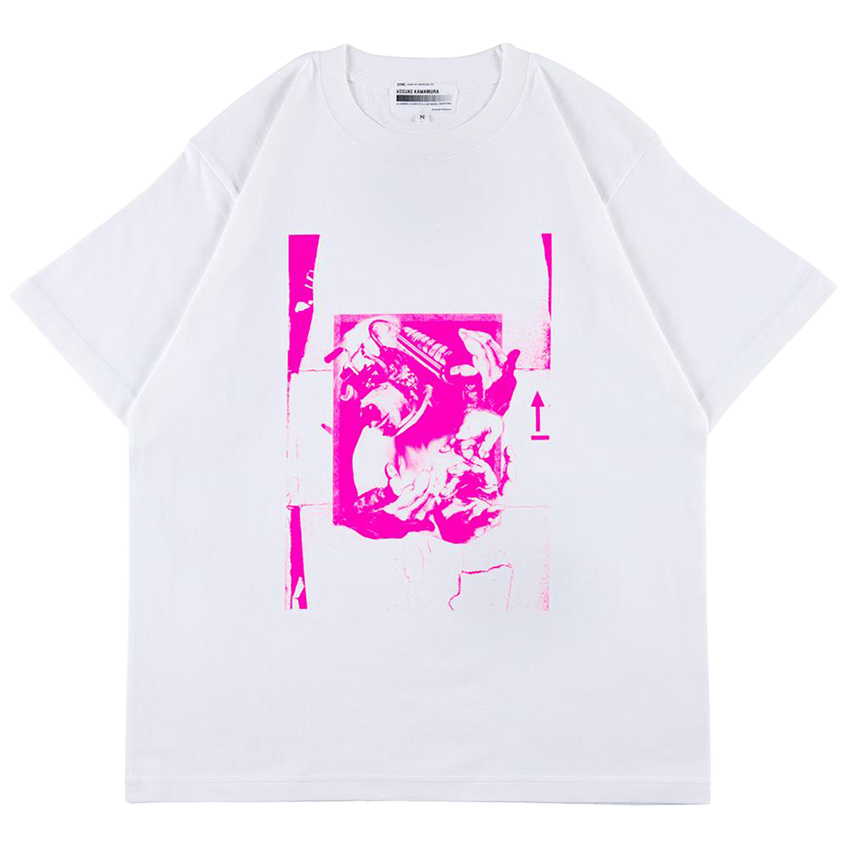 Sync. KOSUKE KAWAMURA TEE "MULTIPLE HANDS"