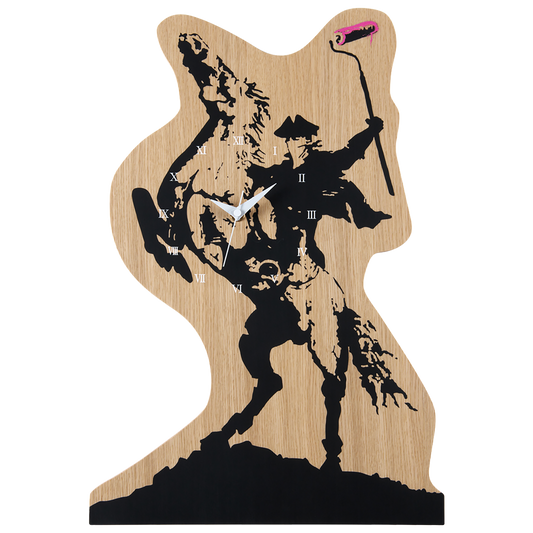 WALL CLOCK "Highway Man" made by KARIMOKU