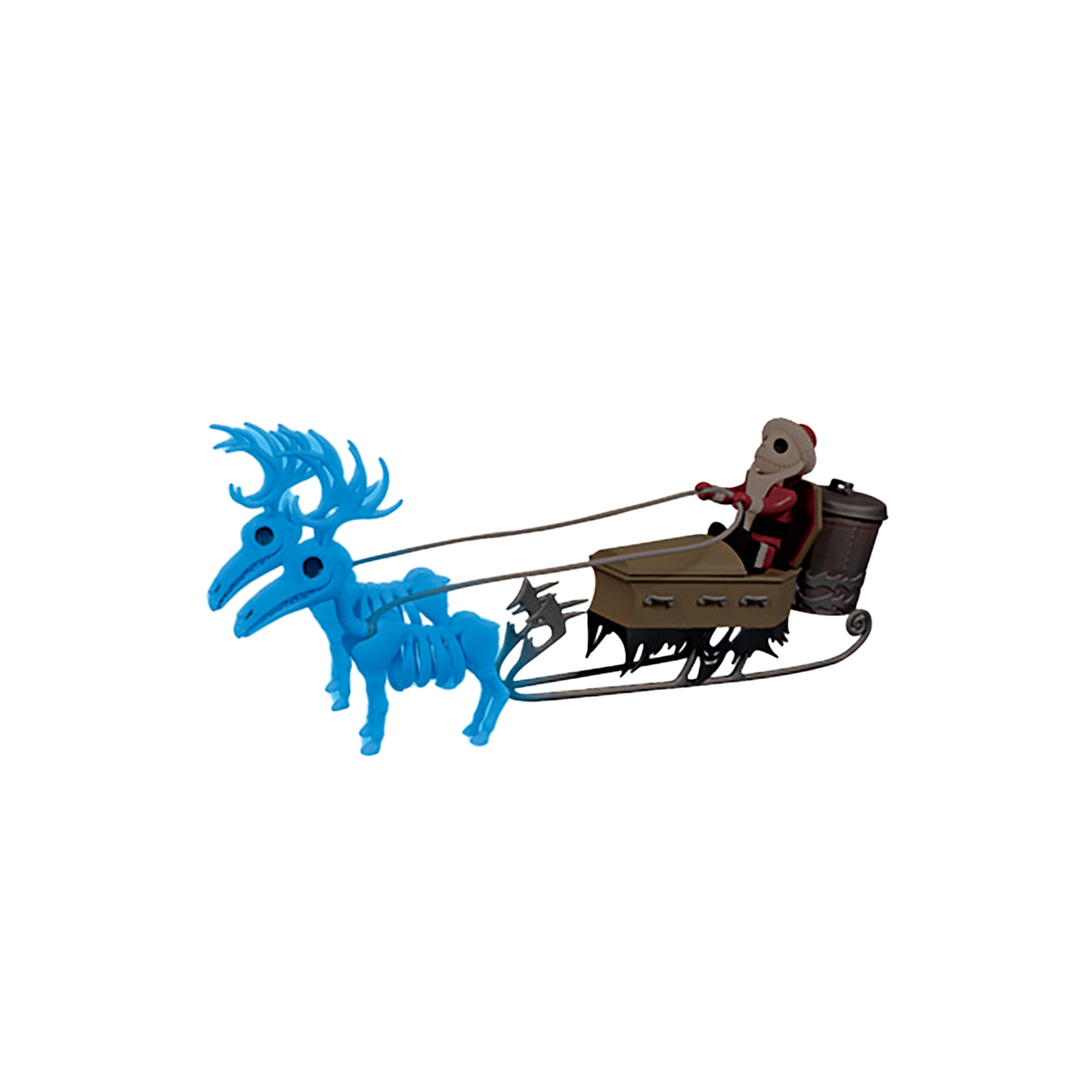 SANTA JACK,REINDEER（BLUE G.I.D.ver.）,SLED & SCARRY TEDDY SET