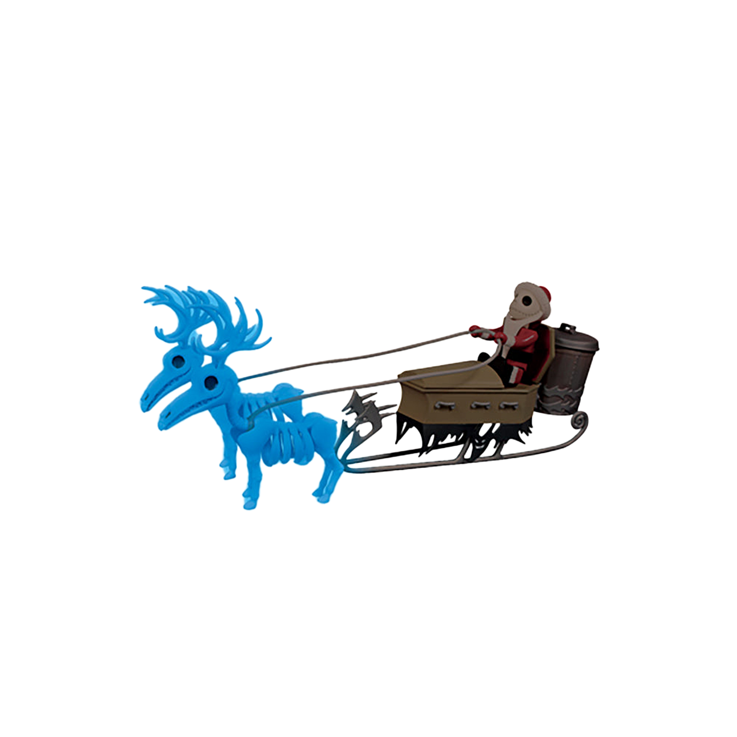 SANTA JACK,REINDEER（BLUE G.I.D.ver.）,SLED & SCARRY TEDDY SET